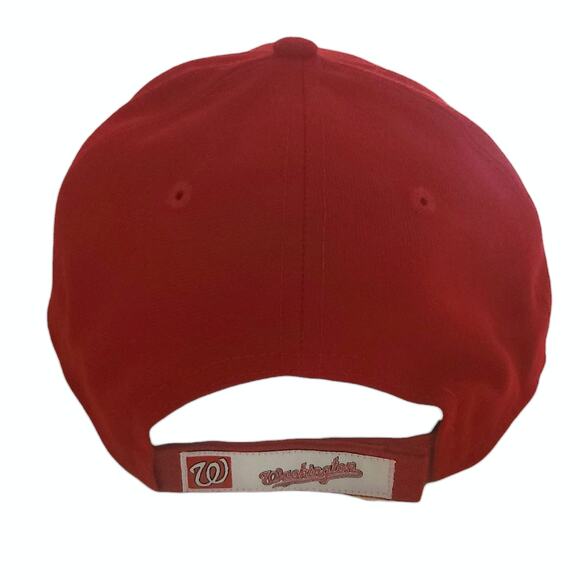 NEW ERA 9Forty MLB Washington Nationals adjustable red baseball cap league hat - Picture 4 of 8